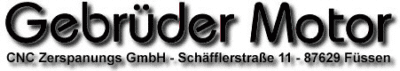 Gebrüder Motor CNC Zerspanungs-GmbH Logo
